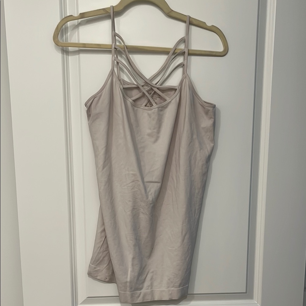 Zenana Outfitters White Backless Fitted Camisole